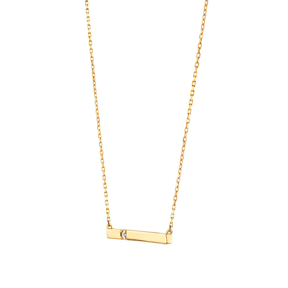 Michael hill gold bar necklace discount