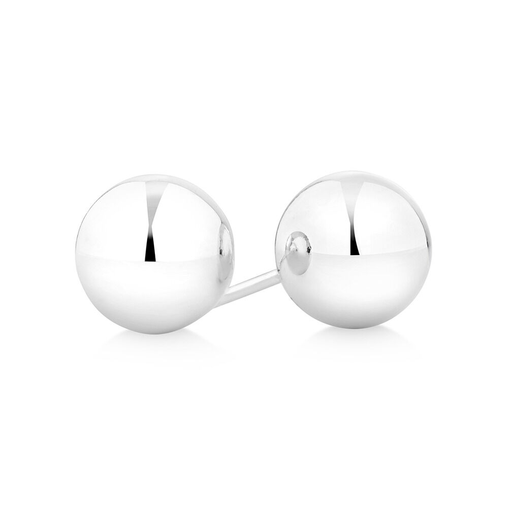 Pearl Classic 8mm Ball Stud Earrings main image 0