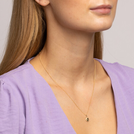 Virgo Zodiac Pendant in 10ct yellow Gold Virgo Zodiac Pendant in 10ct yellow Gold