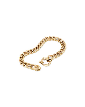 20cm (7") Diamond Set Curb Bracelet in 10kt Yellow Gold 20cm (7") Diamond Set Curb Bracelet in 10kt Yellow Gold