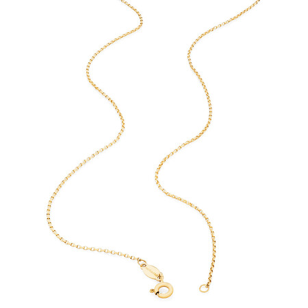 50cm (20") 1mm Width Diamond Cut Belcher Chain in 18kt Yellow Gold 50cm (20") 1mm Width Diamond Cut Belcher Chain in 18kt Yellow Gold