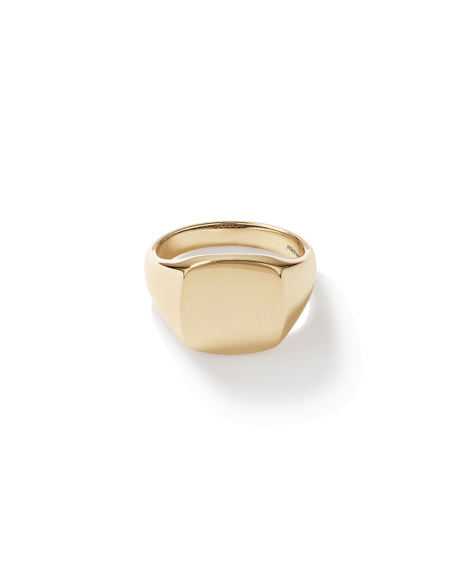 Men s Signet Ring in 10kt Yellow Gold