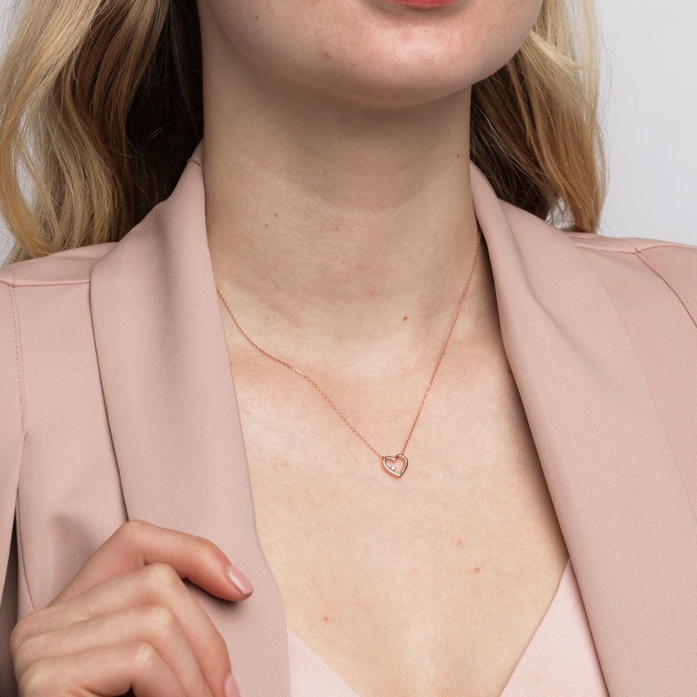 Diamonds in 10ct Rose Gold