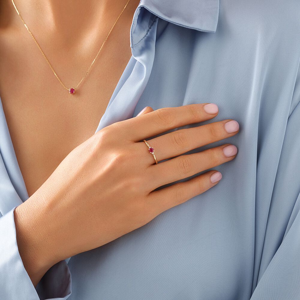 Michael hill new arrivals ruby necklace