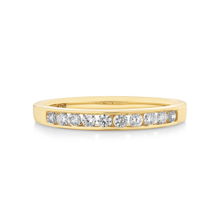Evermore Wedding Band with 0.25 Carat TW of Diamonds in 18ct Yellow Gold Evermore Wedding Band with 0.25 Carat TW of Diamonds in 18ct Yellow Gold