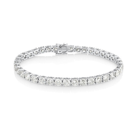 Tennis Bracelet with 14.25 Carat TW of Diamonds In 14ct White Gold Tennis Bracelet with 14.25 Carat TW of Diamonds In 14ct White Gold