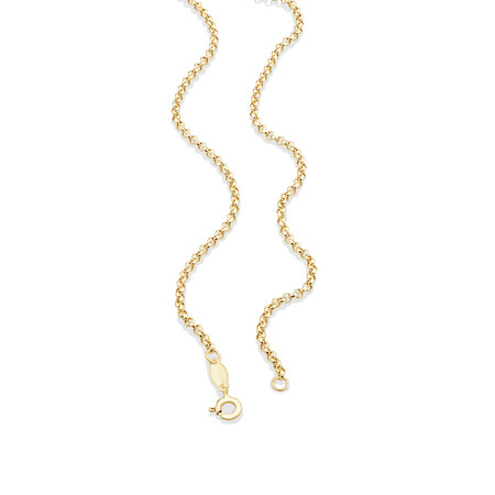 45cm (18") Hollow Belcher Chain in 10kt Yellow Gold 45cm (18") Hollow Belcher Chain in 10kt Yellow Gold