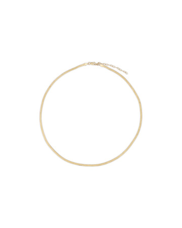 45cm (18”) 2mm-2.5mm Width Herringbone Chain in 10kt Yellow Gold 45cm (18”) 2mm-2.5mm Width Herringbone Chain in 10kt Yellow Gold