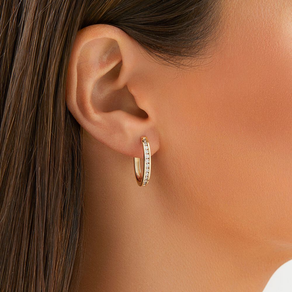 Michael hill best sale huggie earrings