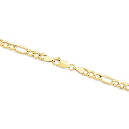 50cm (20") Hollow Figaro Chain in 10kt Yellow Gold 50cm (20") Hollow Figaro Chain in 10kt Yellow Gold