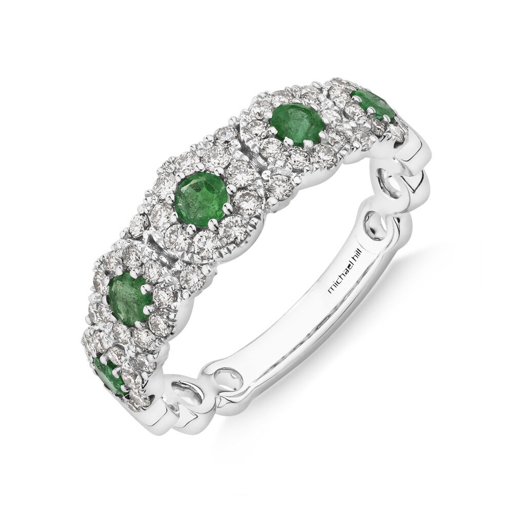 Michael hill emerald outlet ring
