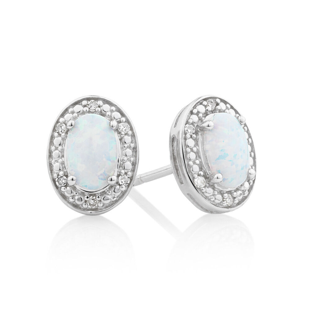 Michael Hill Opal Earrings 2024 www.alhudapk