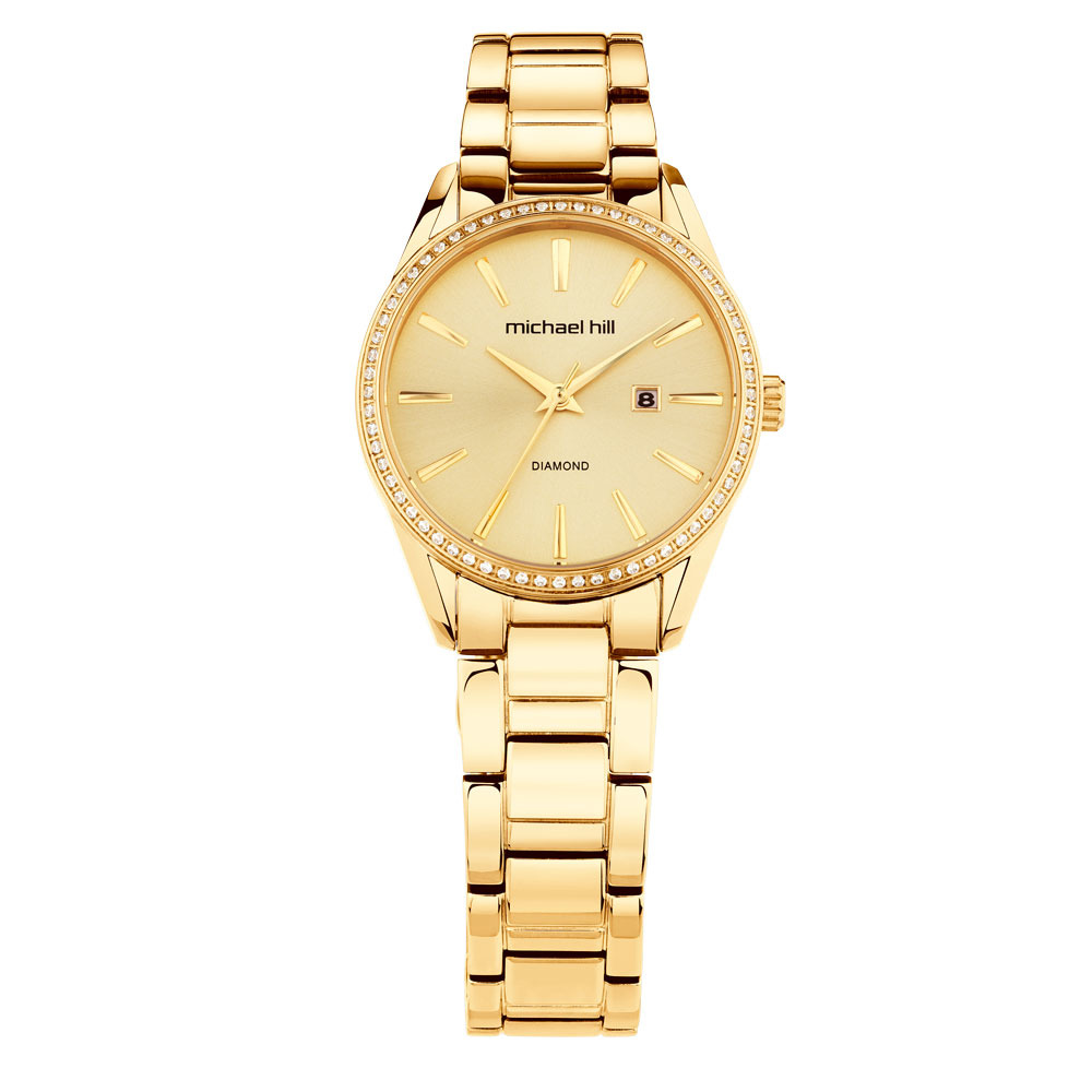 ladies gold watches with diamonds