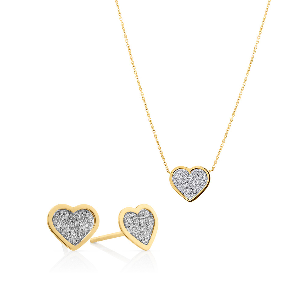 michael hill necklace and earring set
