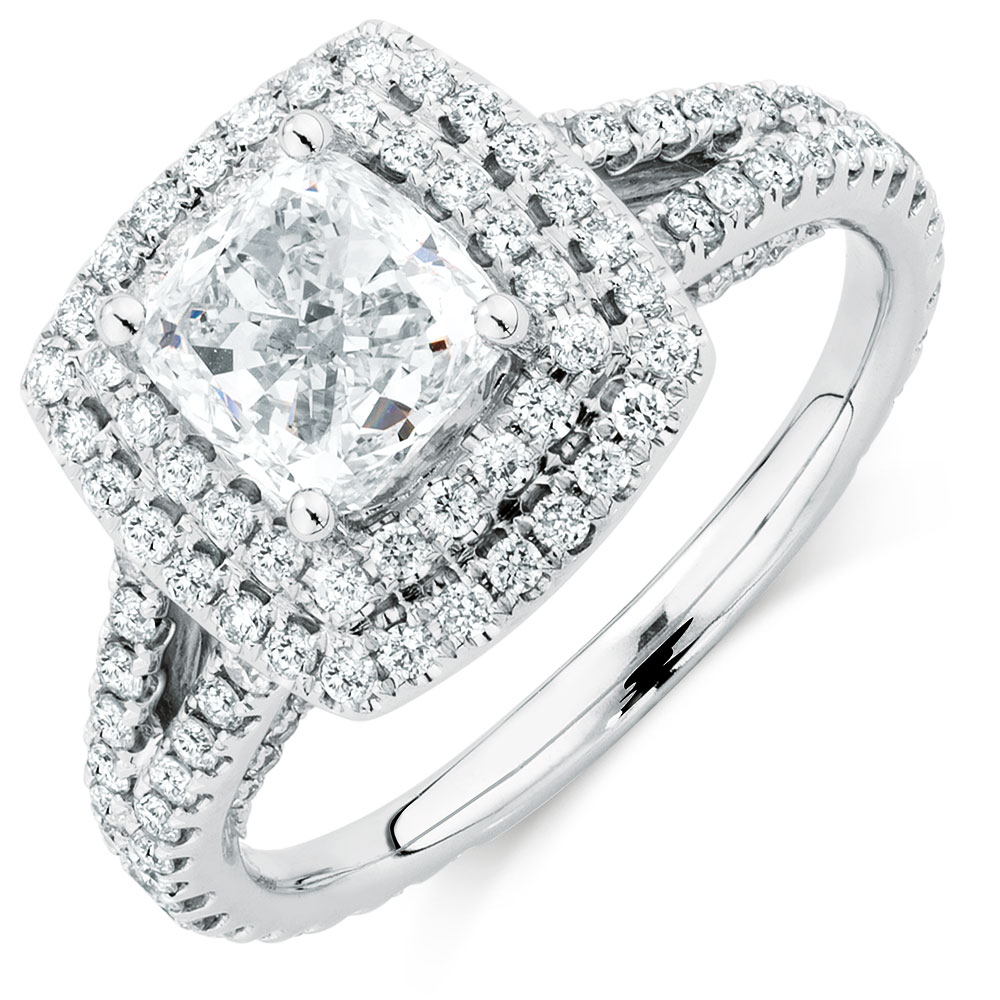 Sir Michael Hill Designer GrandArpeggio Engagement Ring with 2.45 Carat ...