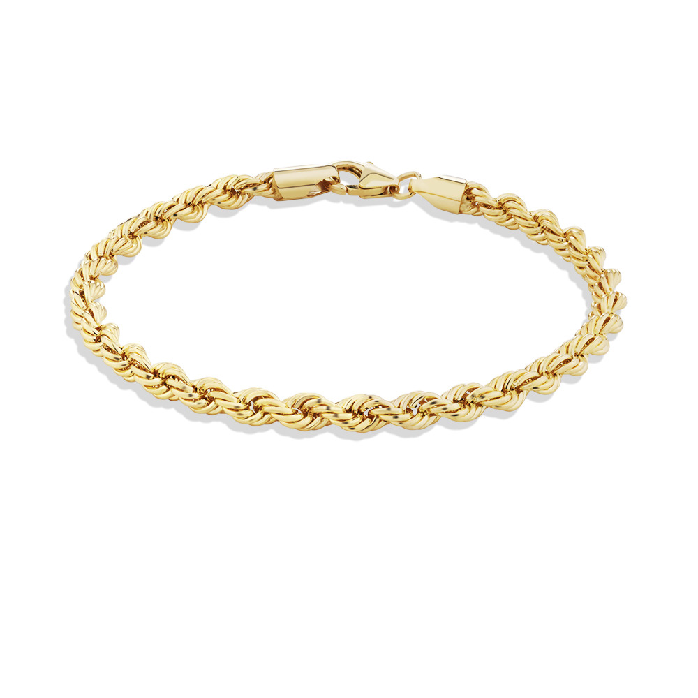 Rope Bracelet in 10ct Yellow Gold