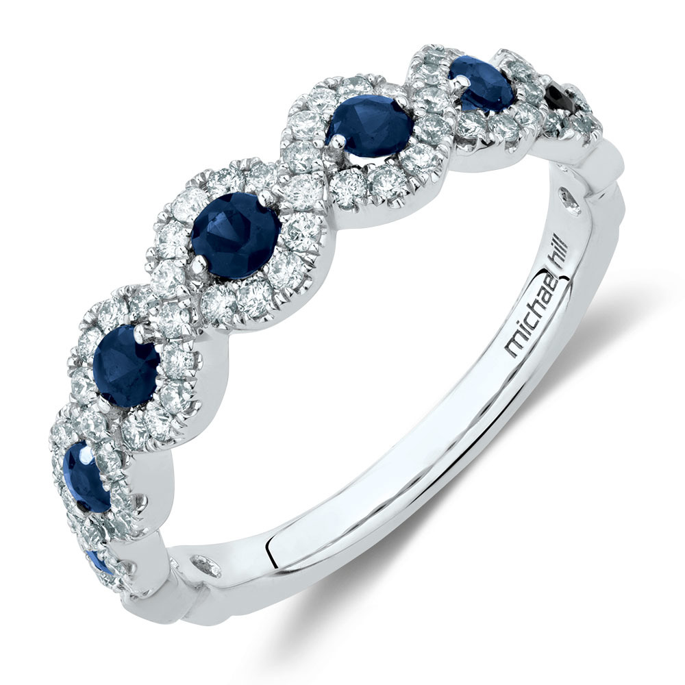 Michael hill sapphire ring Clearance