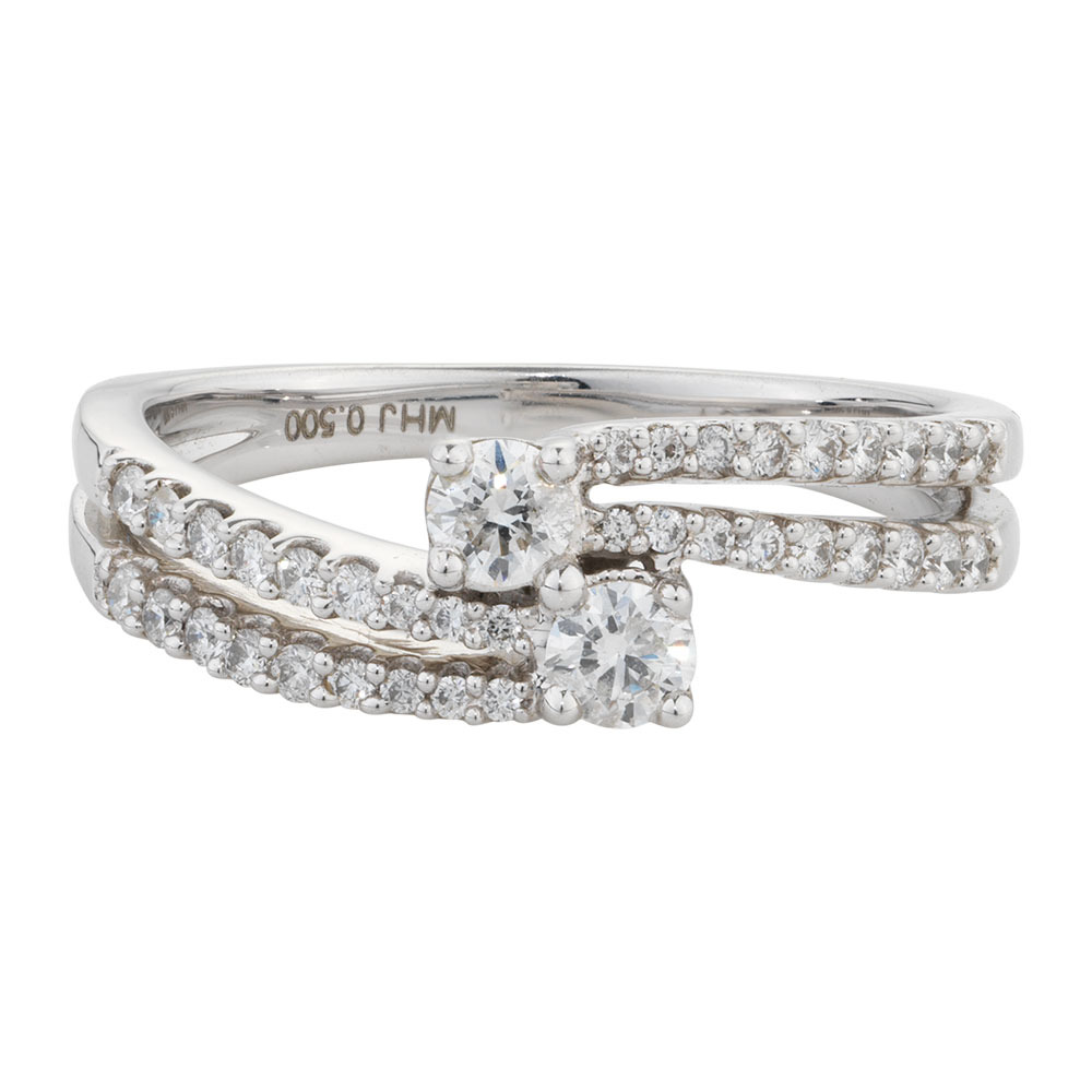  Online  Exclusive Engagement  Ring  with 1 2 Carat TW of 