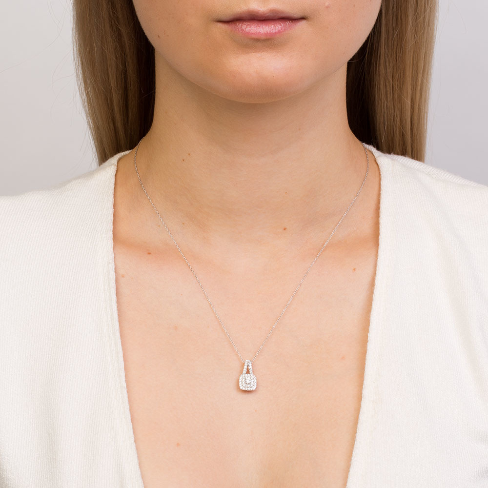 Michael Hill Designer Arpeggio Pendant with 1/2 Carat TW of Diamonds in