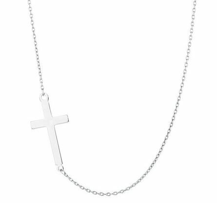 Cross Necklace in Sterling Silver