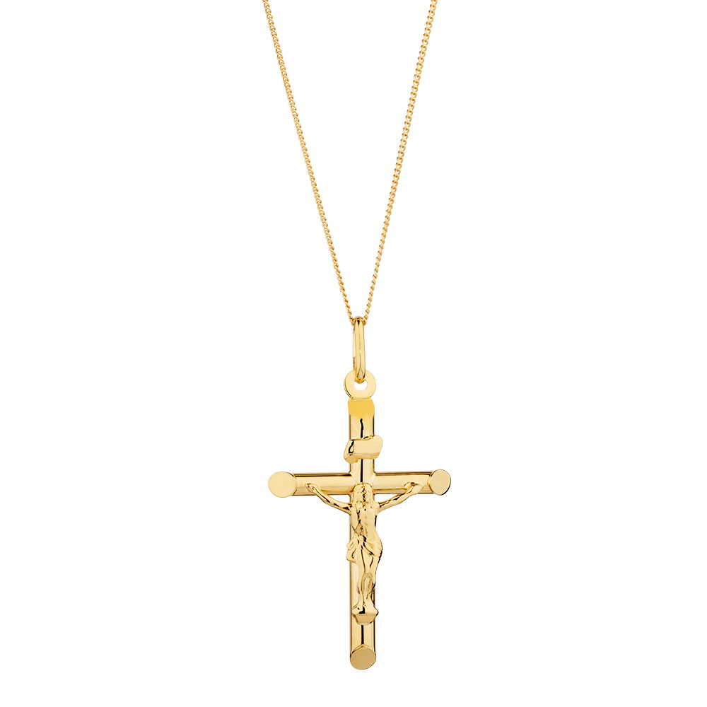 Yellow Gold Diamond Cross Pendant Yellow Gold Diamond Cross Pendant
