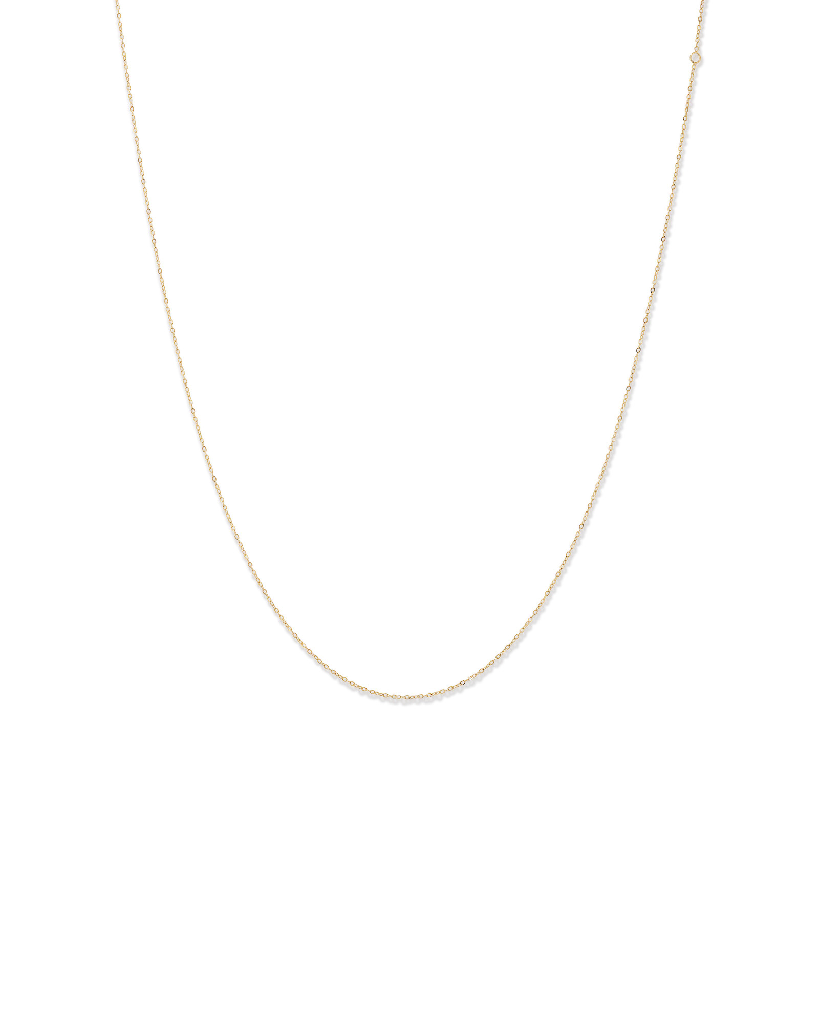 Solid Cable Chain In 10kt Yellow Gold