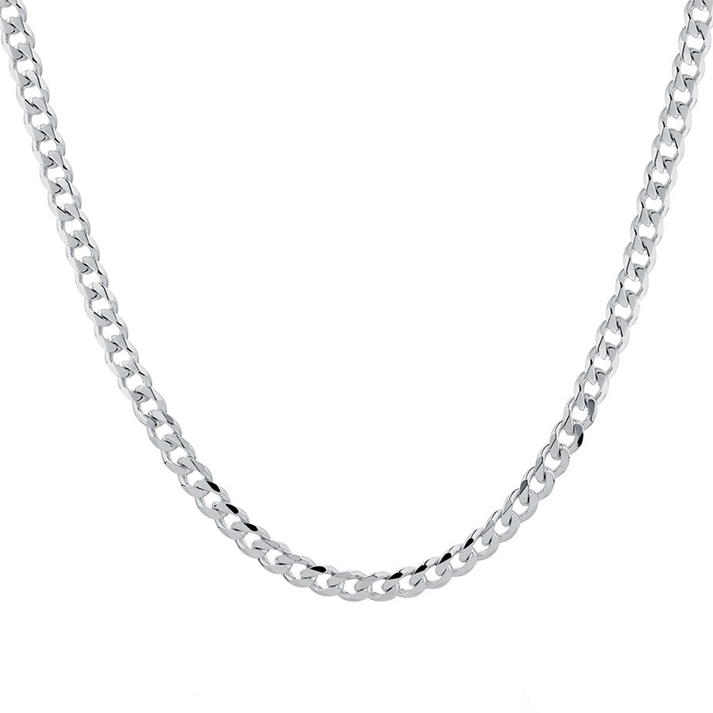 Curb Chain in Sterling Silver