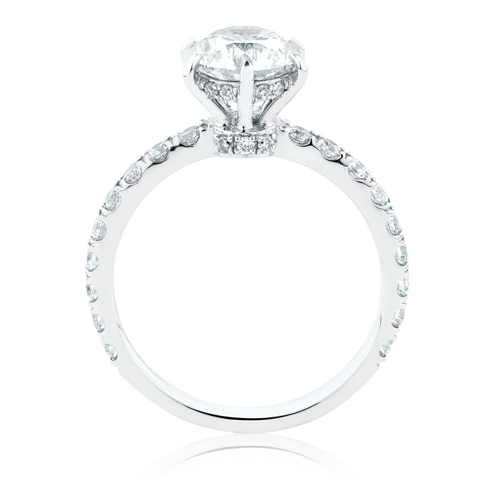 Sir Michael Hill Designer GrandAria Engagement Ring With 2.02 Carat TW