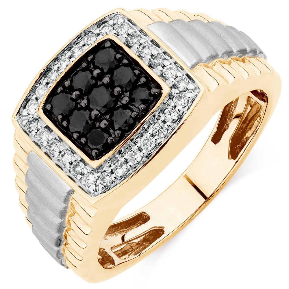 michael hill yellow gold diamond rings