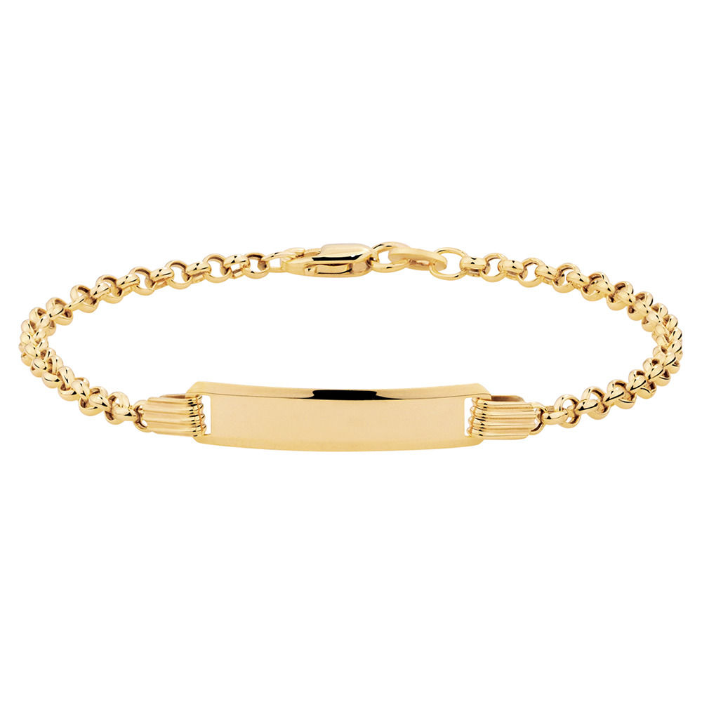 Hers gold. Identity Bracelet.