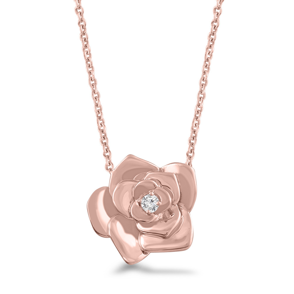 Diamonds in 10ct Rose Gold