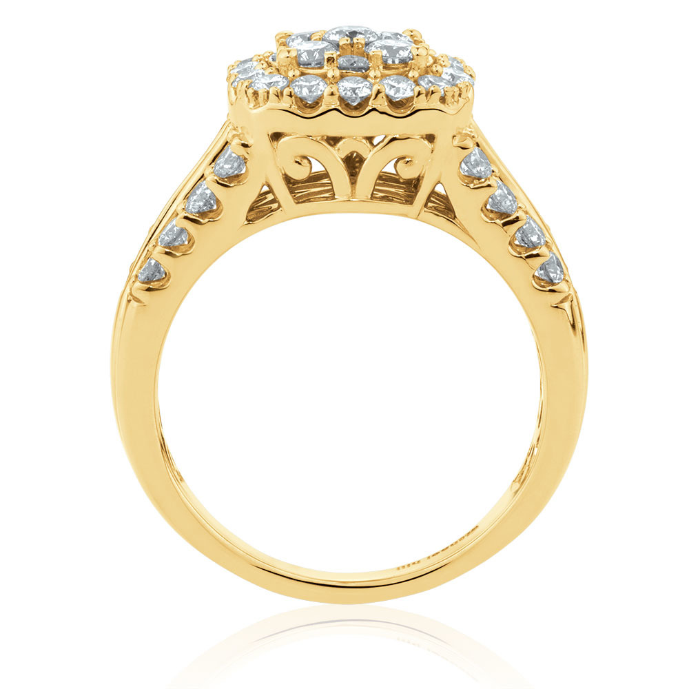 Michael hill yellow diamond ring Clearance