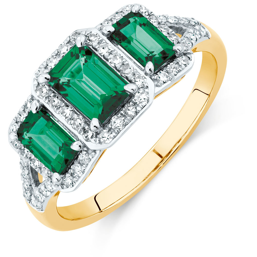 michael hill yellow gold diamond rings