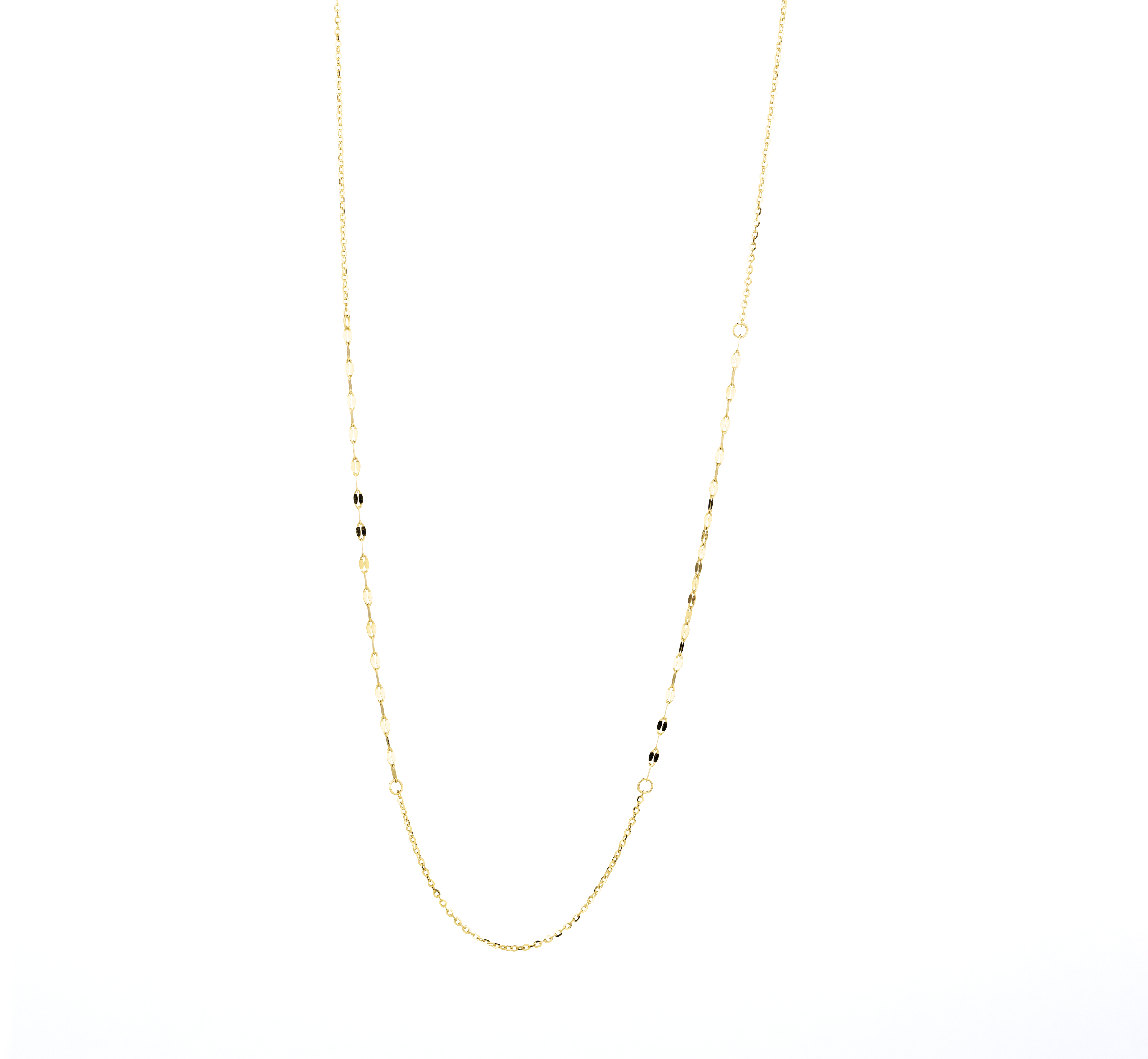 45cm Mirror Chain in 10ct Yellow Gold