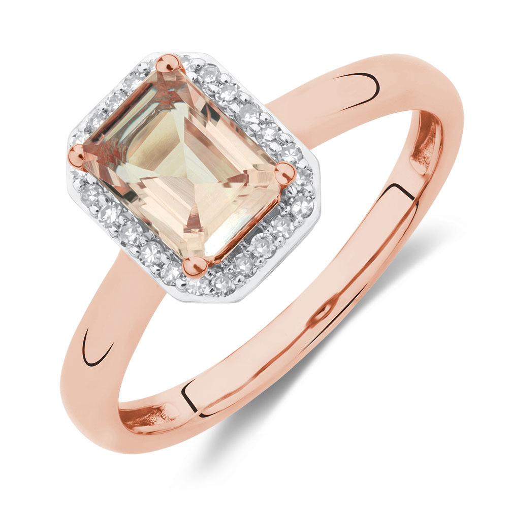 statement morganite rings