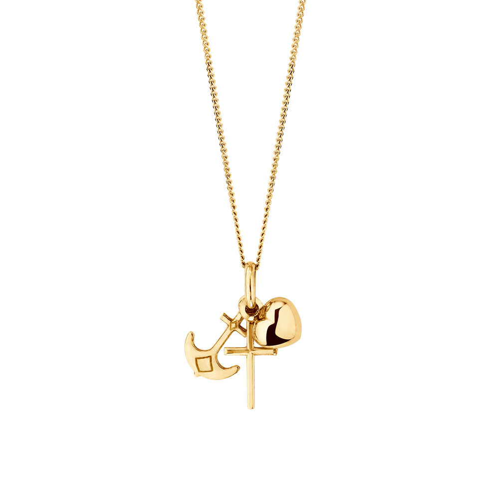 Hope Charity Pendant in 10kt Yellow Gold