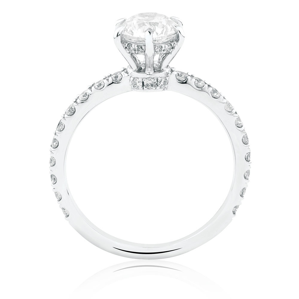 Sir Michael Hill Designer GrandAria Engagement Ring With 1.42 Carat TW