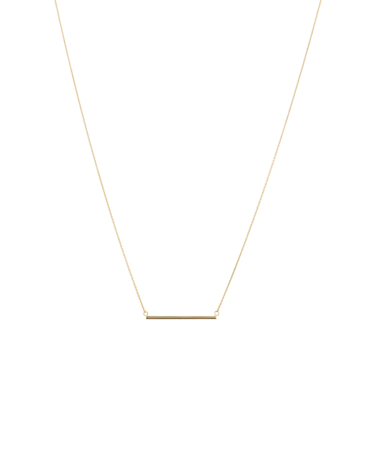 Bar Necklace in 10kt Yellow Gold