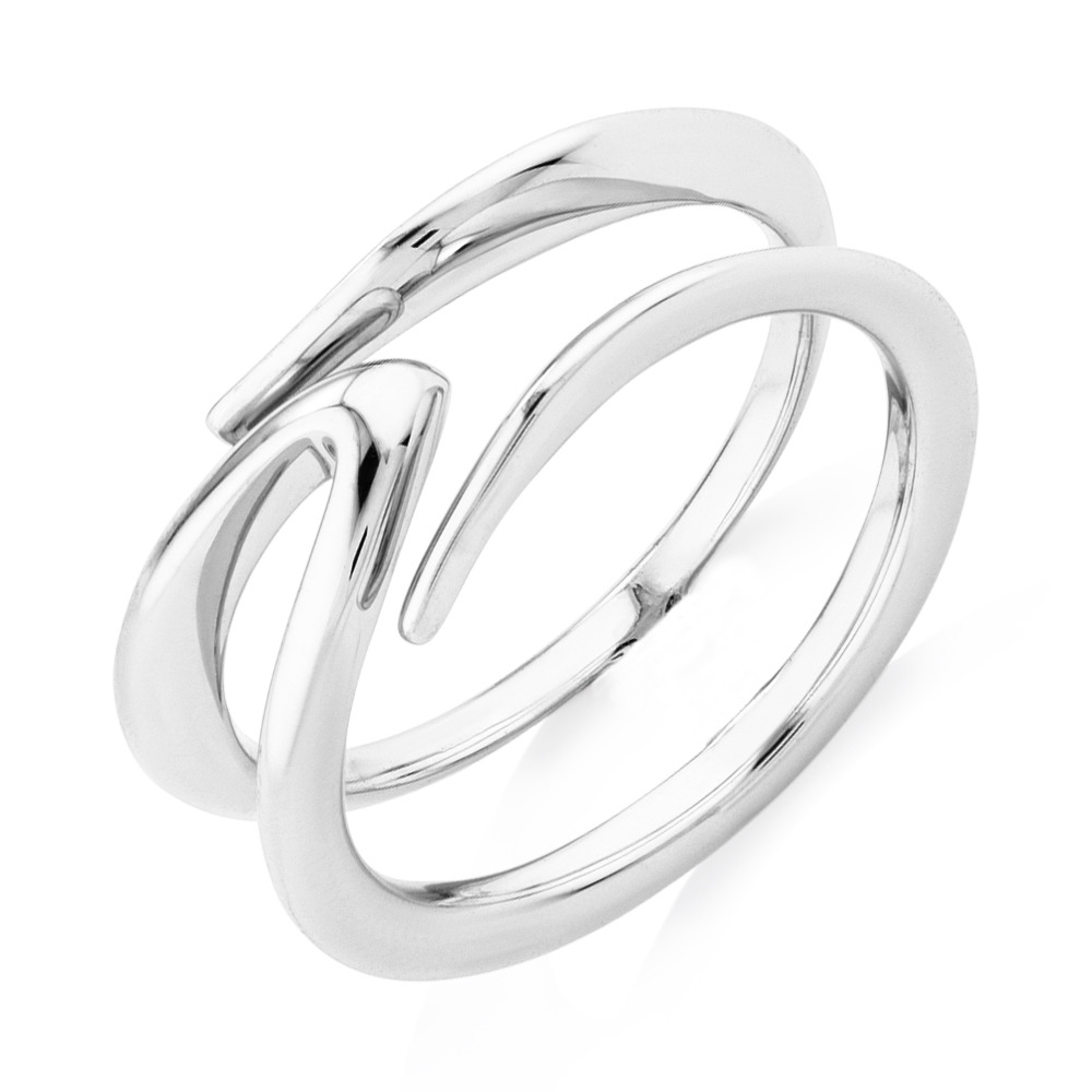 Mark Hill Slim Ring in 10ct White Gold