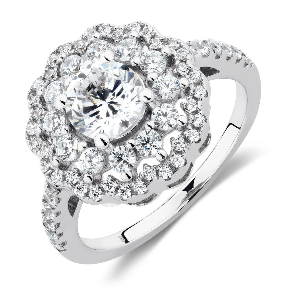 michael hill cubic zirconia rings