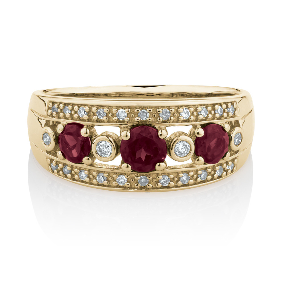 michael hill ruby rings