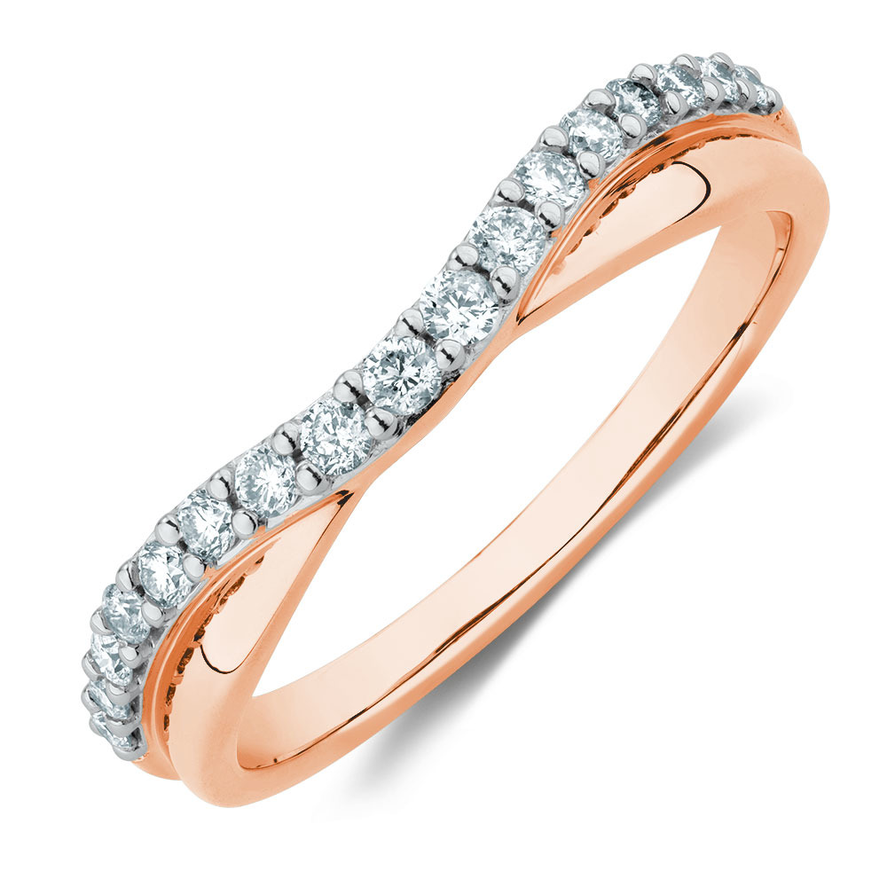 4 Carat TW of Diamonds in 10ct Rose Gold