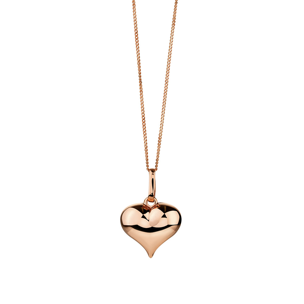 Heart Pendant in 10kt Rose Gold