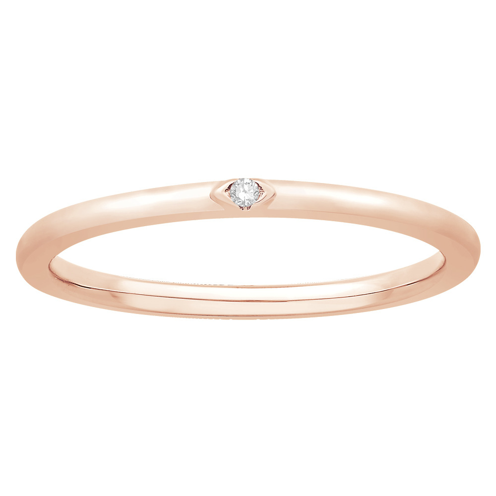 Stacker Ring in 10ct Rose Gold