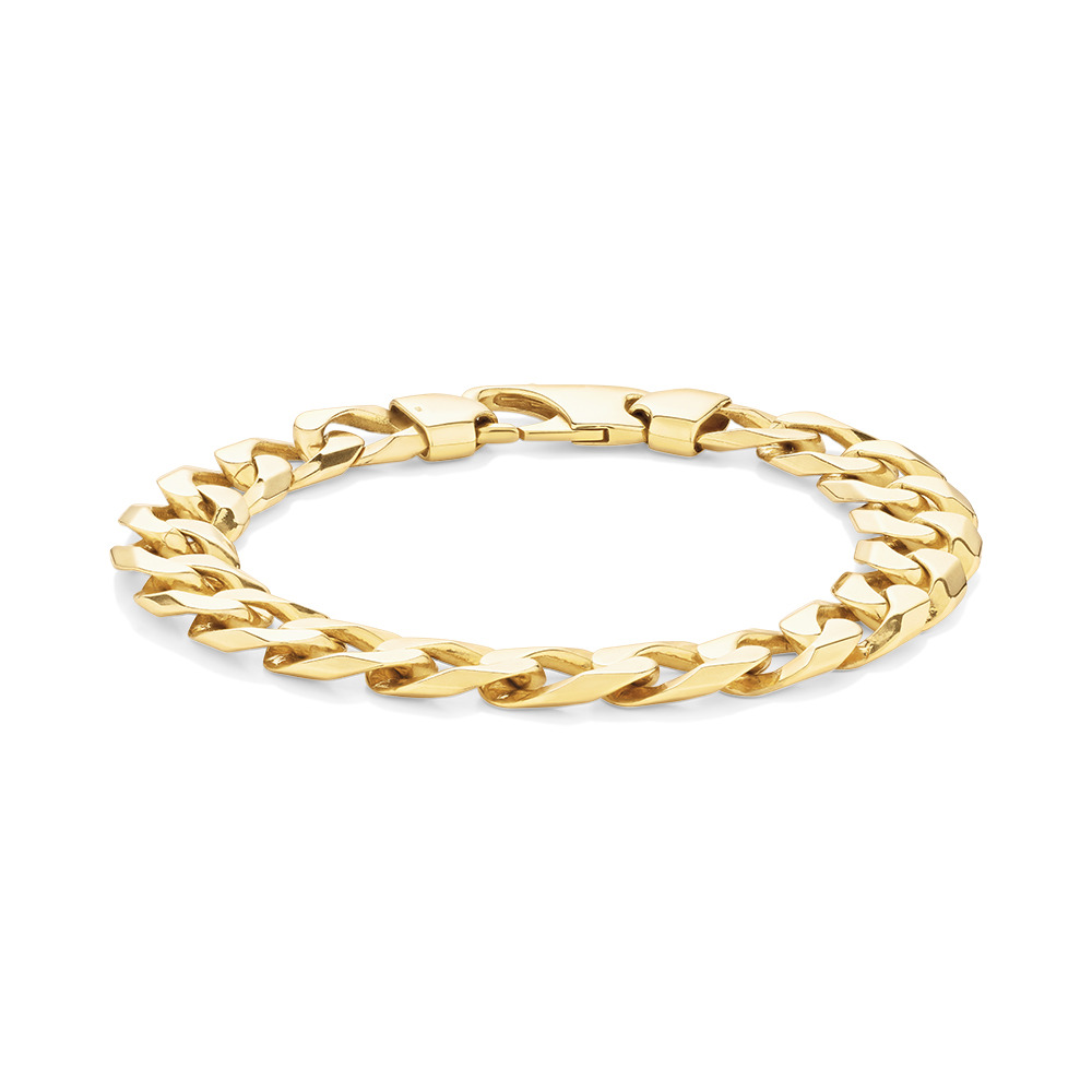 Curb Bracelet in 10kt Yellow Gold