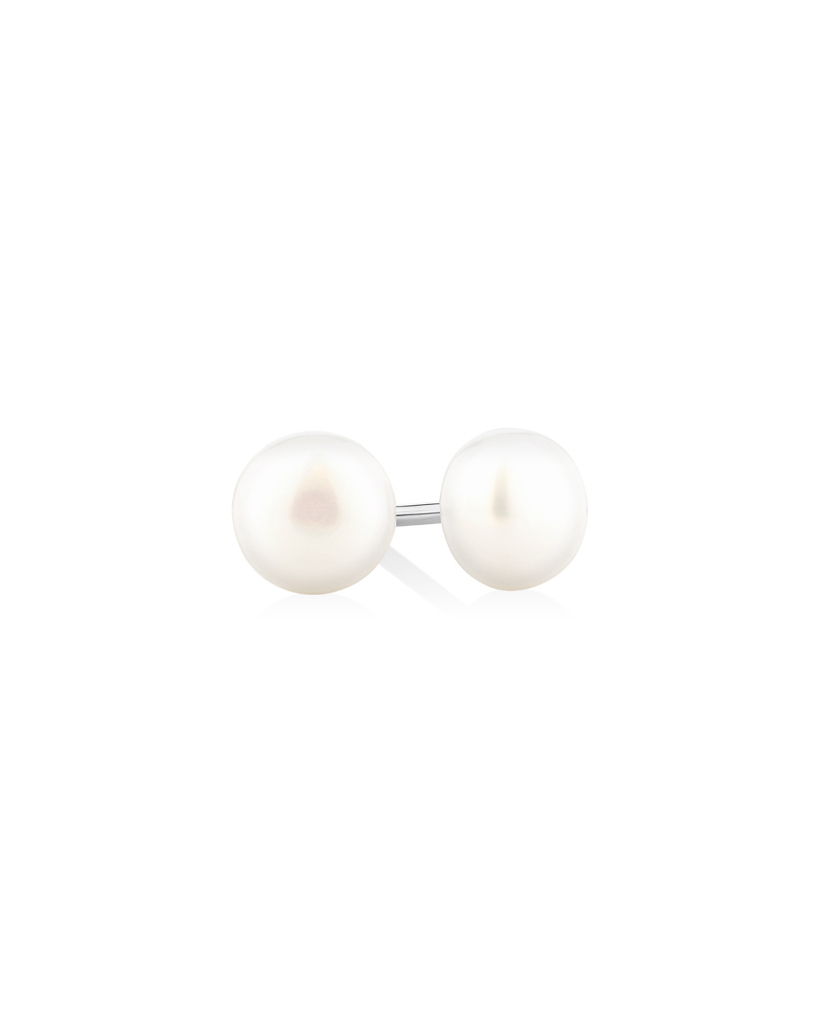 freshwater pearl earrings sterling silver