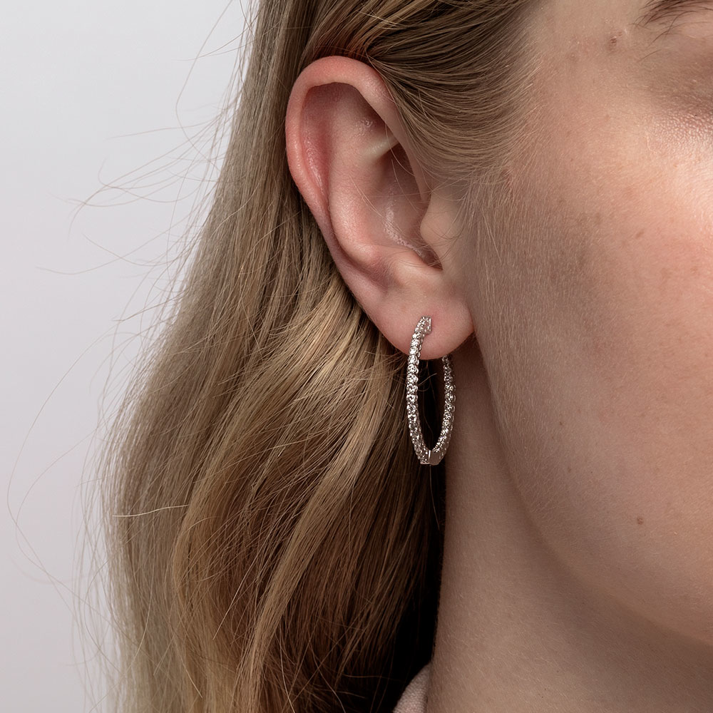 gold hoop earrings michael hill