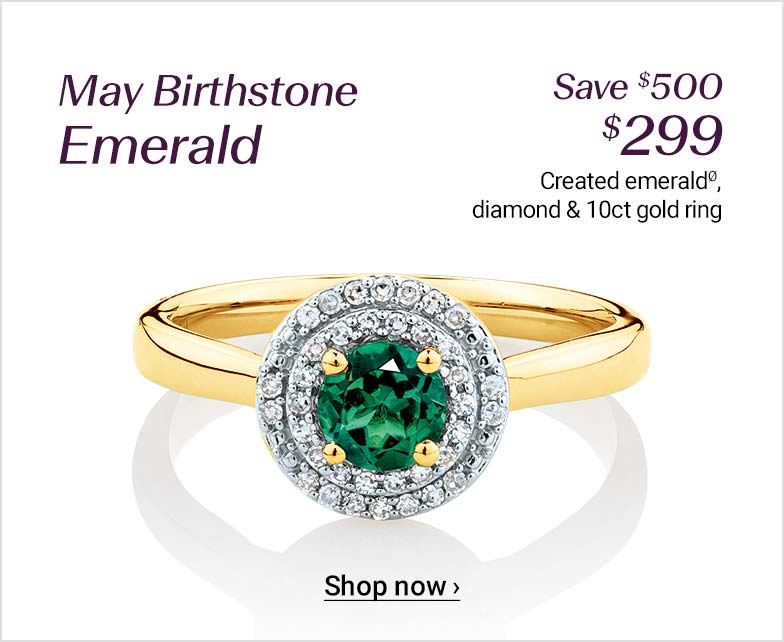 Shop May Birthstone Emerald