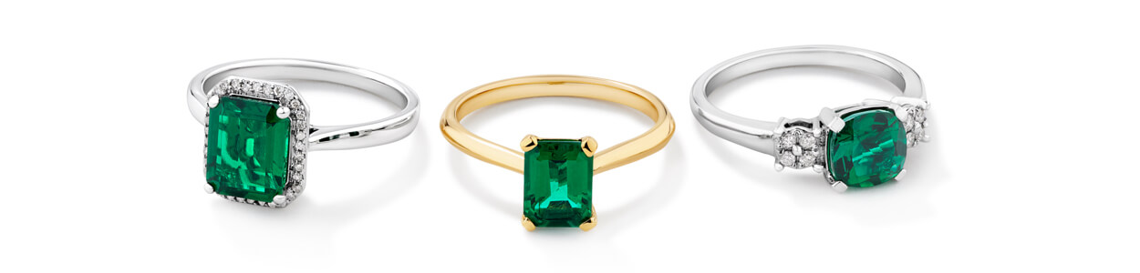 The birthstone for May is the brilliant, deep green Emerald, associated with faith, love, and new beginnings. This precious gem looks gorgeous in rings, pendants, earrings and bracelets, as well as with silver and gold, making Emeralds the perfect gift idea in May or at any time of year.