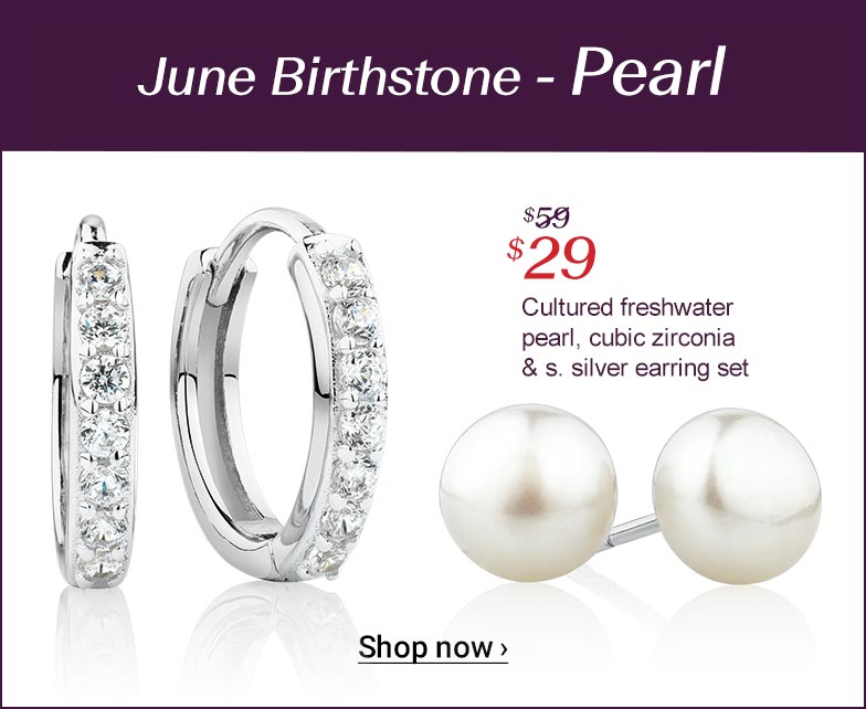 Shop June Birthstone Pearl